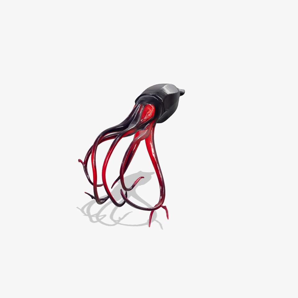 Vampire Squid Realistic Marine Creature model pack